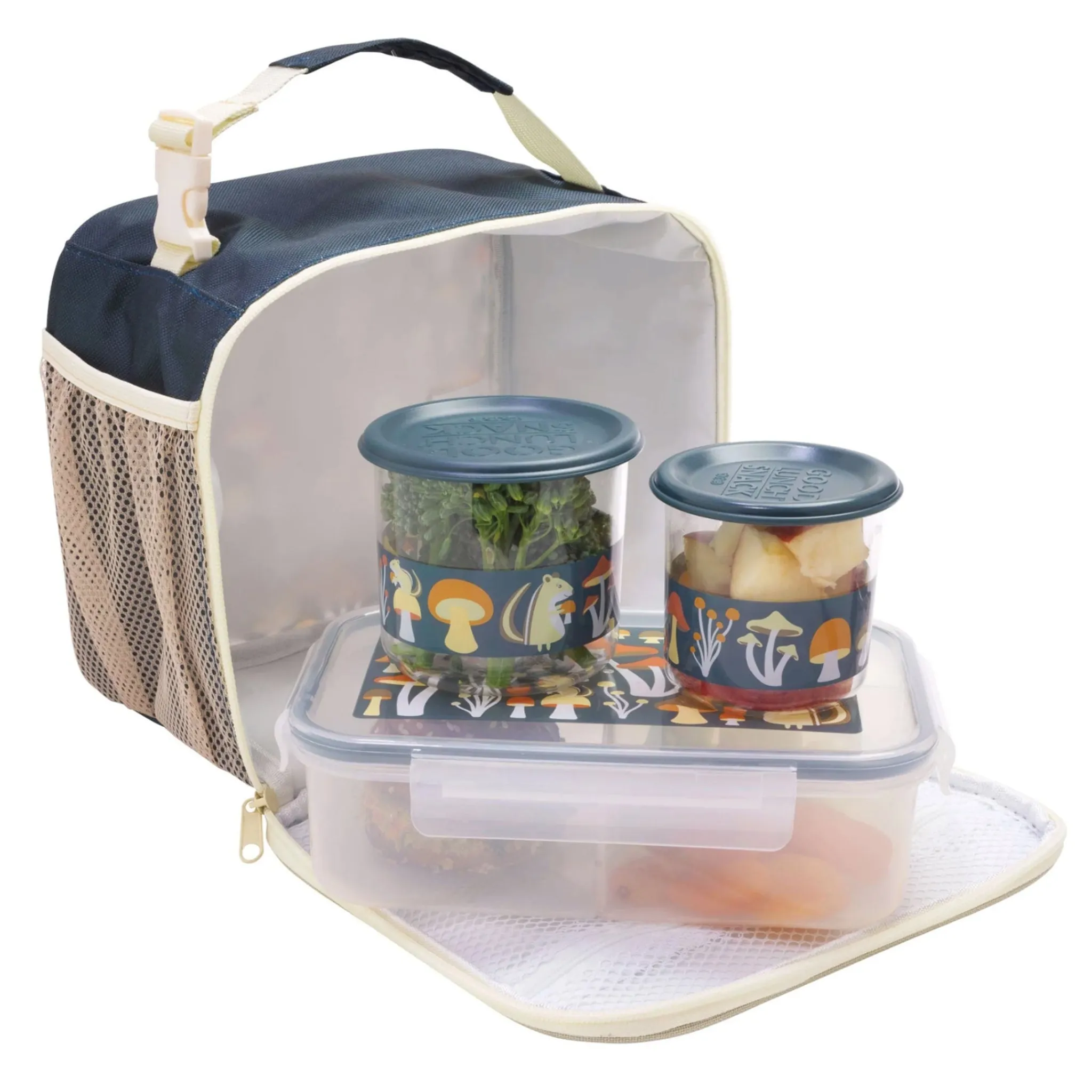 Kids Sugarbooger Super Zippee Lunch Tote - Mostly Mushrooms