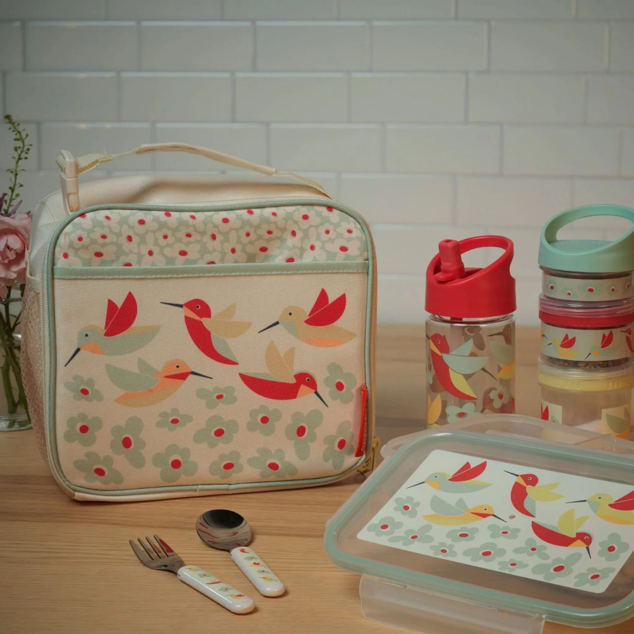 Kids Sugarbooger Super Zippee Lunch Tote - Hummingbird