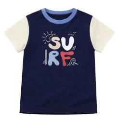 Kids/BOY Chat Botte Surf Colorblock T-shirt 2-10