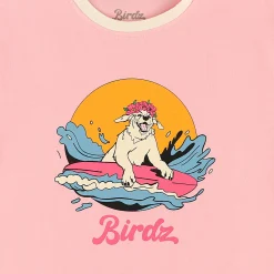 Kids Birdz Surf Dog T-shirt 2-10