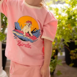 Kids Birdz Surf Dog T-shirt 2-10