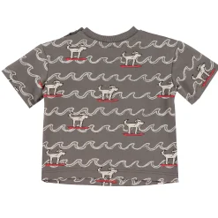 BOY Chat Botte Tops>Surf Dogs T-shirt 3-24m