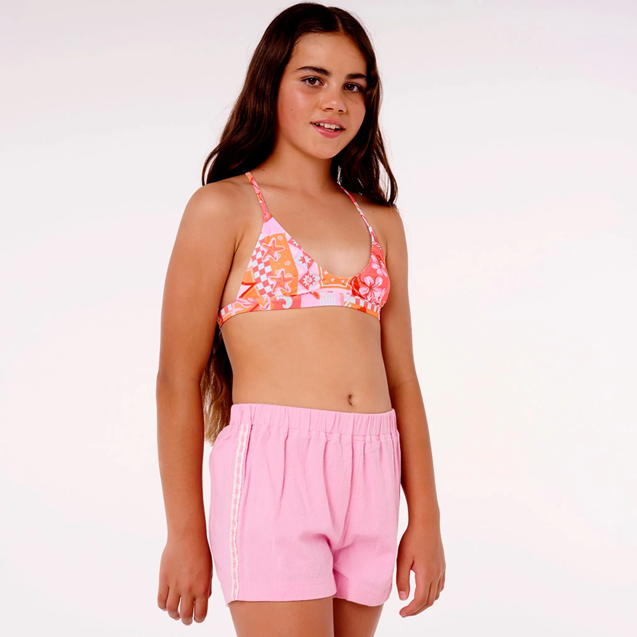 Kids Rip Curl Surf Luxe Summer Shorts 8-14