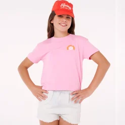 Kids Rip Curl Surf Puff Crop T-shirt 8-14y
