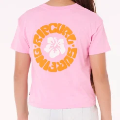 Kids Rip Curl Surf Puff Crop T-shirt 8-14y