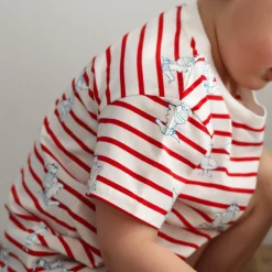 Kids/BOY Chat Botte Surf Seagulls T-shirt 2-10y
