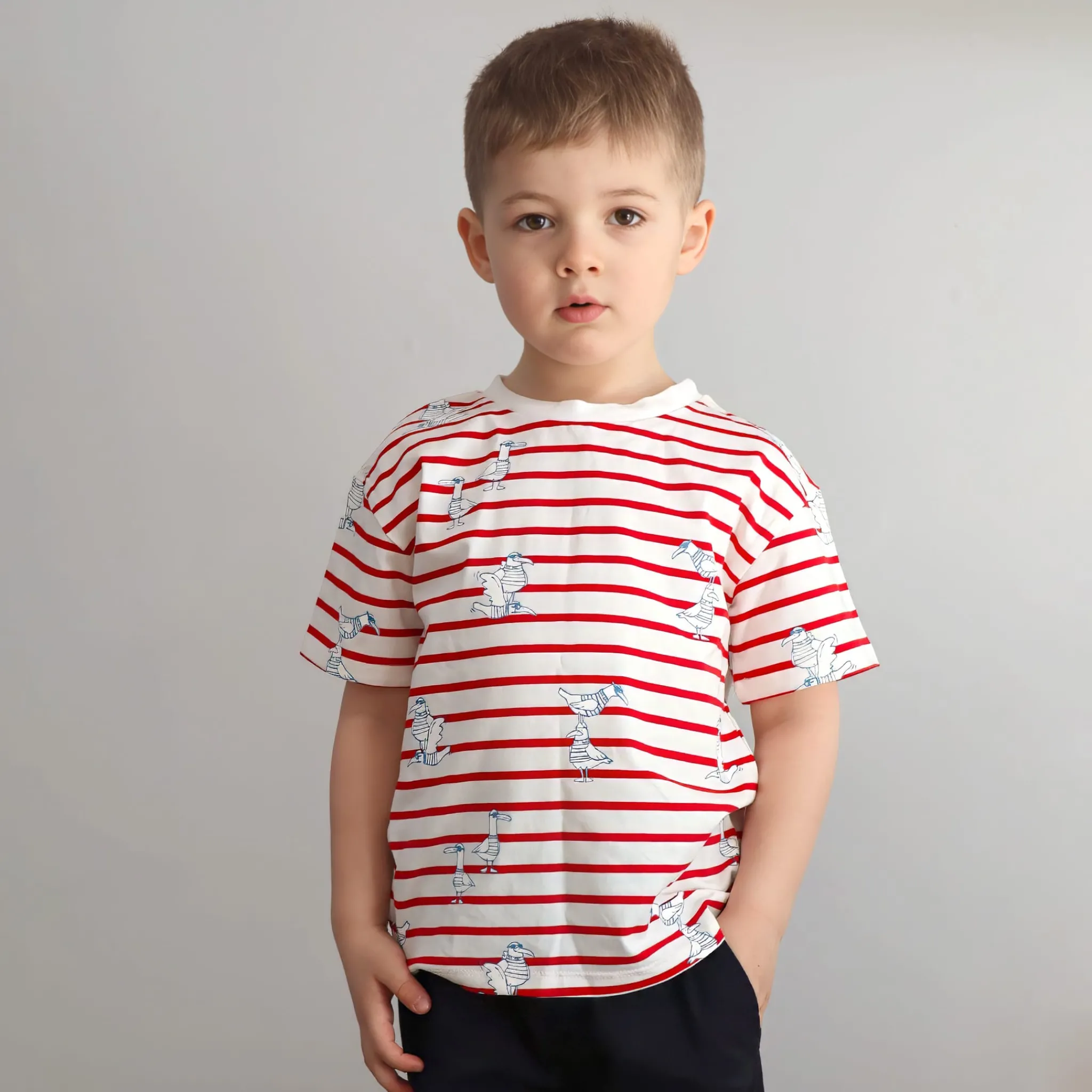 Kids/BOY Chat Botte Surf Shorts 2-8y