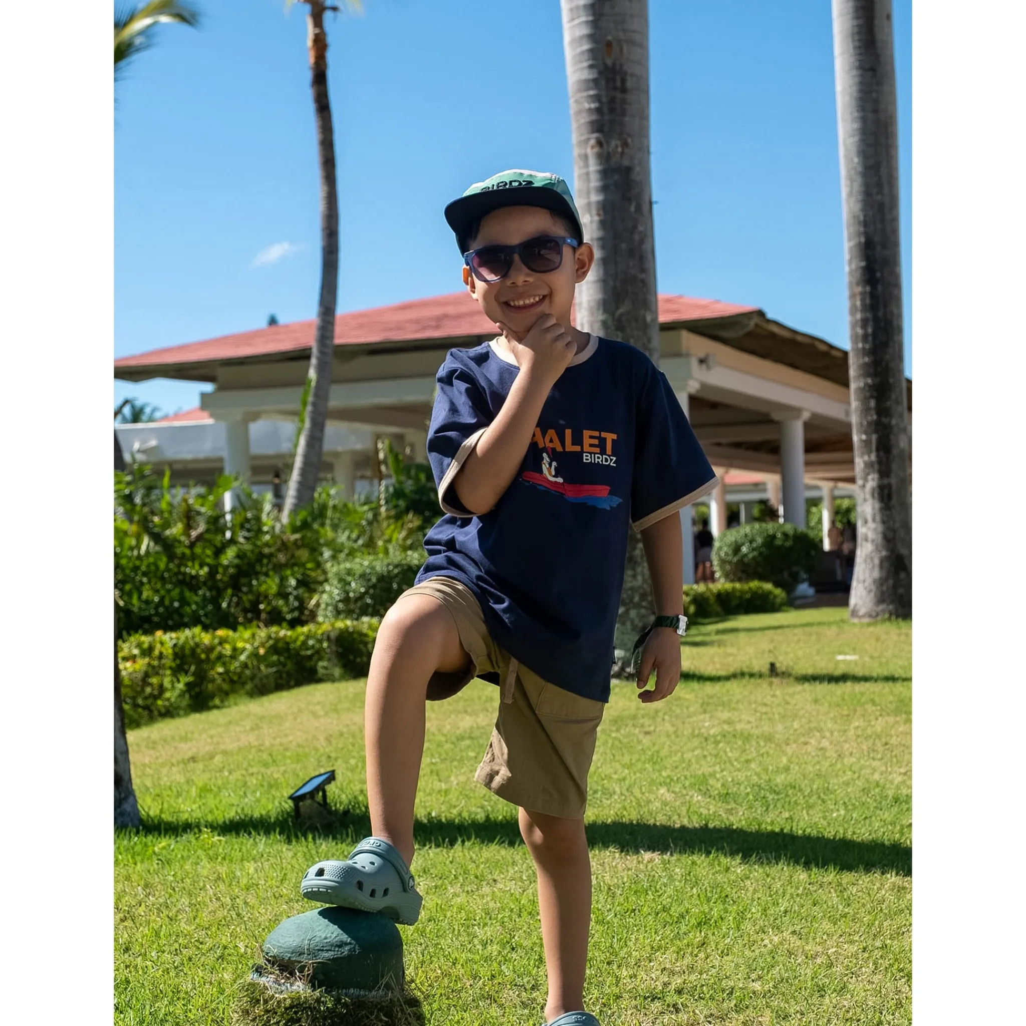 Kids/BOY Chat Botte Surf Shorts 2-8y