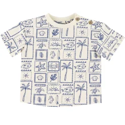 BOY Chat Botte Surf Stamps T-shirt 3-24m