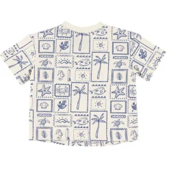 BOY Chat Botte Surf Stamps T-shirt 3-24m