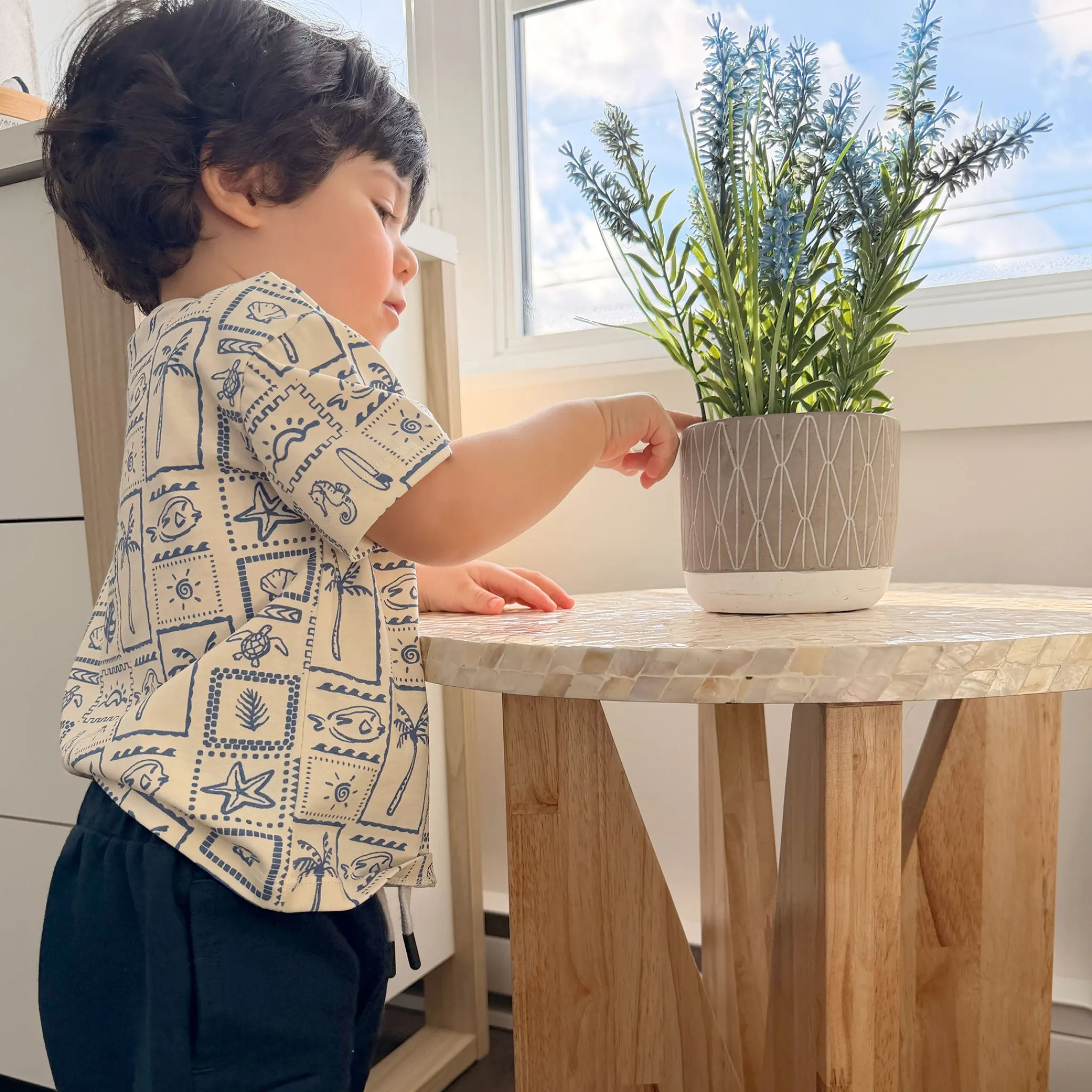 Kids/BOY Chat Botte Tops>Surf Stamps T-shirt 2-8y