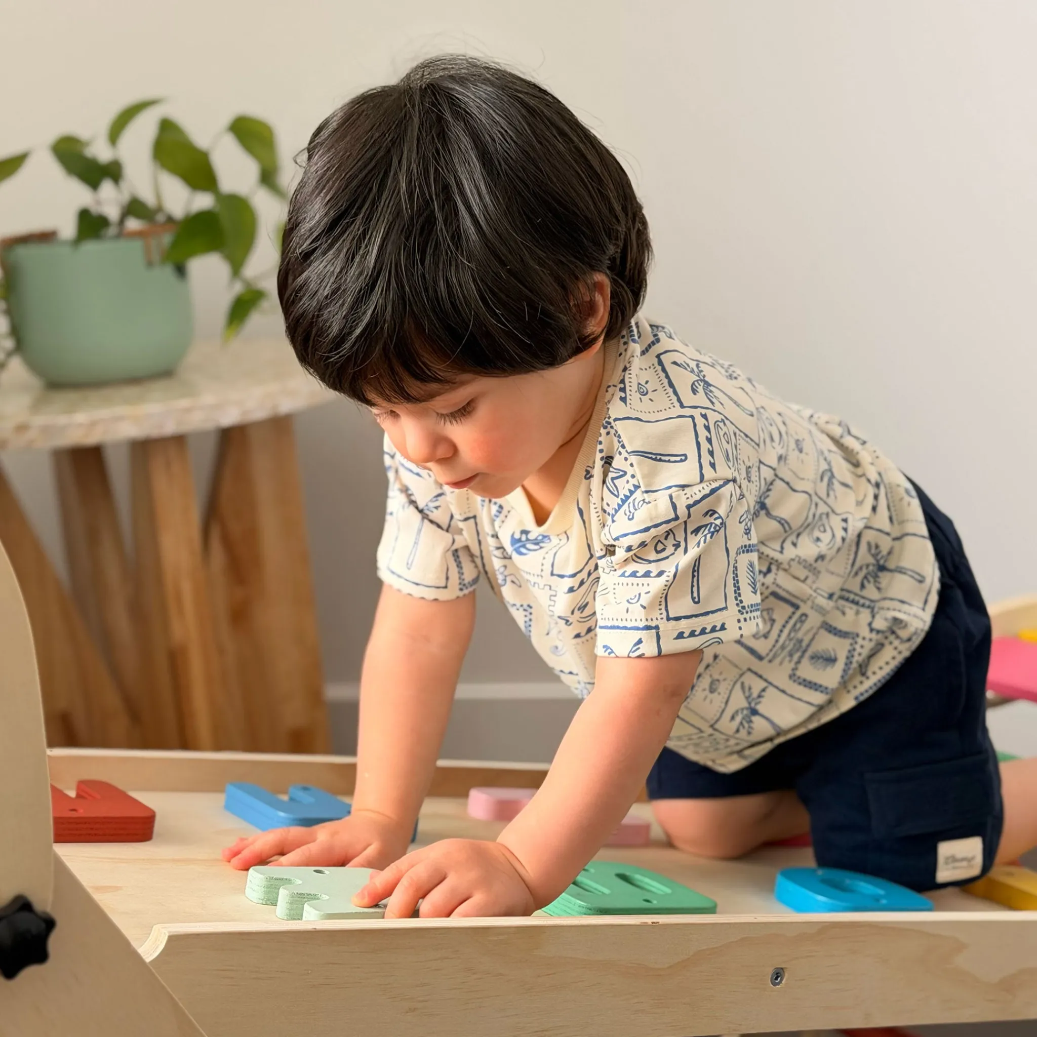 Kids/BOY Chat Botte Tops>Surf Stamps T-shirt 2-8y