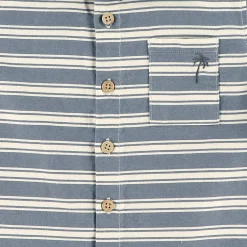 Kids/BOY Chat Botte Surf Striped Shirt 2-10y
