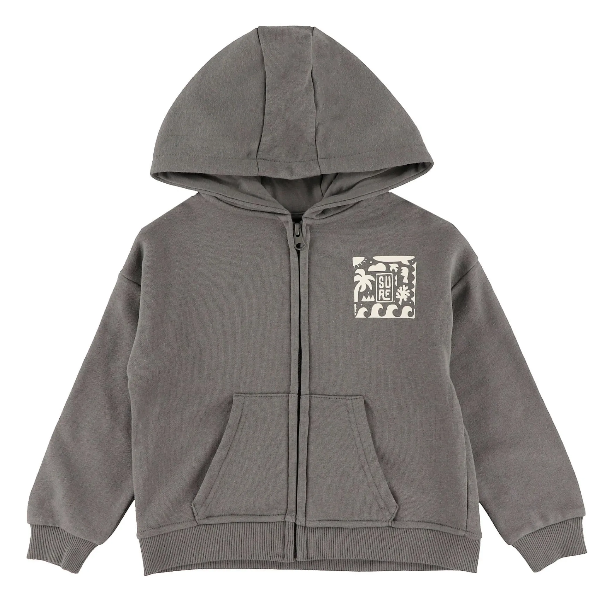Kids/BOY Chat Botte Fleeces And Sweatshirts|Tops>Surf Zip Hoodie 2-10y