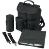 Bababing Sustainable Backpack Diaper Bag - Black