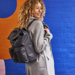 Bababing Sustainable Backpack Diaper Bag - Black