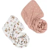 Kids Living Textiles Swaddle Blanket (2) Jersey - Sophia Garden