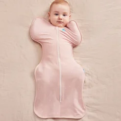 Love to Dream Pajamas|Sleep Bags>Swaddle Up Original Medium 13-19lb - Starry Pink