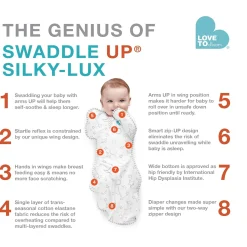 Love to Dream Swaddle Up SILKY-LUX™ Bamboo Small 8-13lb - Cream