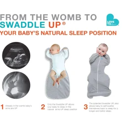 Love to Dream Swaddle Up SILKY-LUX™ Bamboo Small 8-13lb - Cream