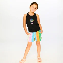 Kids Deux par Deux Sweat Candy Tank Top 3-6
