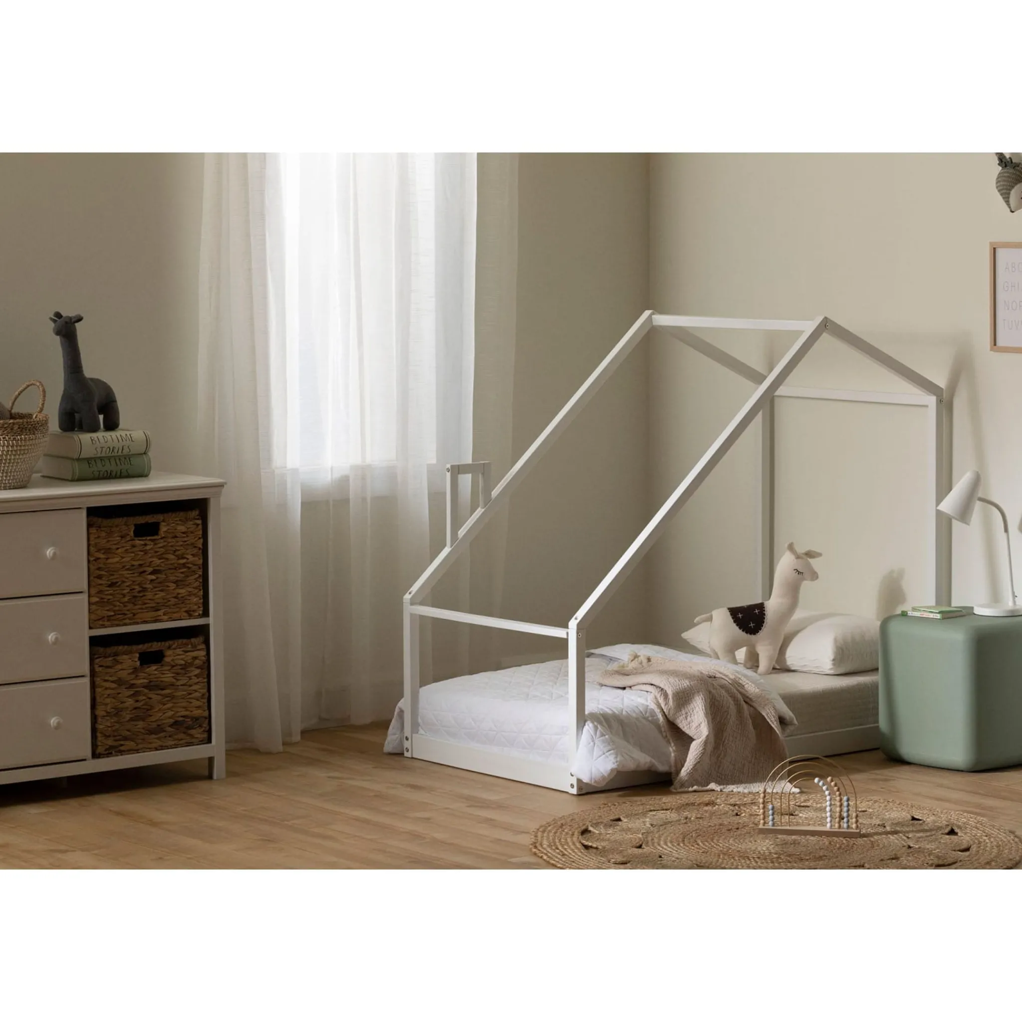 South Shore Cribs & Mattresses|Cribs & Mattresses>Sweedi - House Bed with Chimney for Baby - White