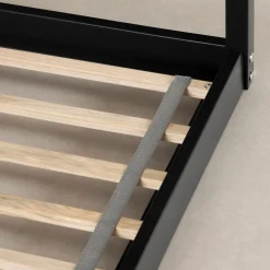 South Shore Sweedi - House Bed with Chimney for Baby - Black