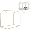 South Shore Twin, Full & Queen Beds>Sweedi House Bed for Twin Bed - Natural