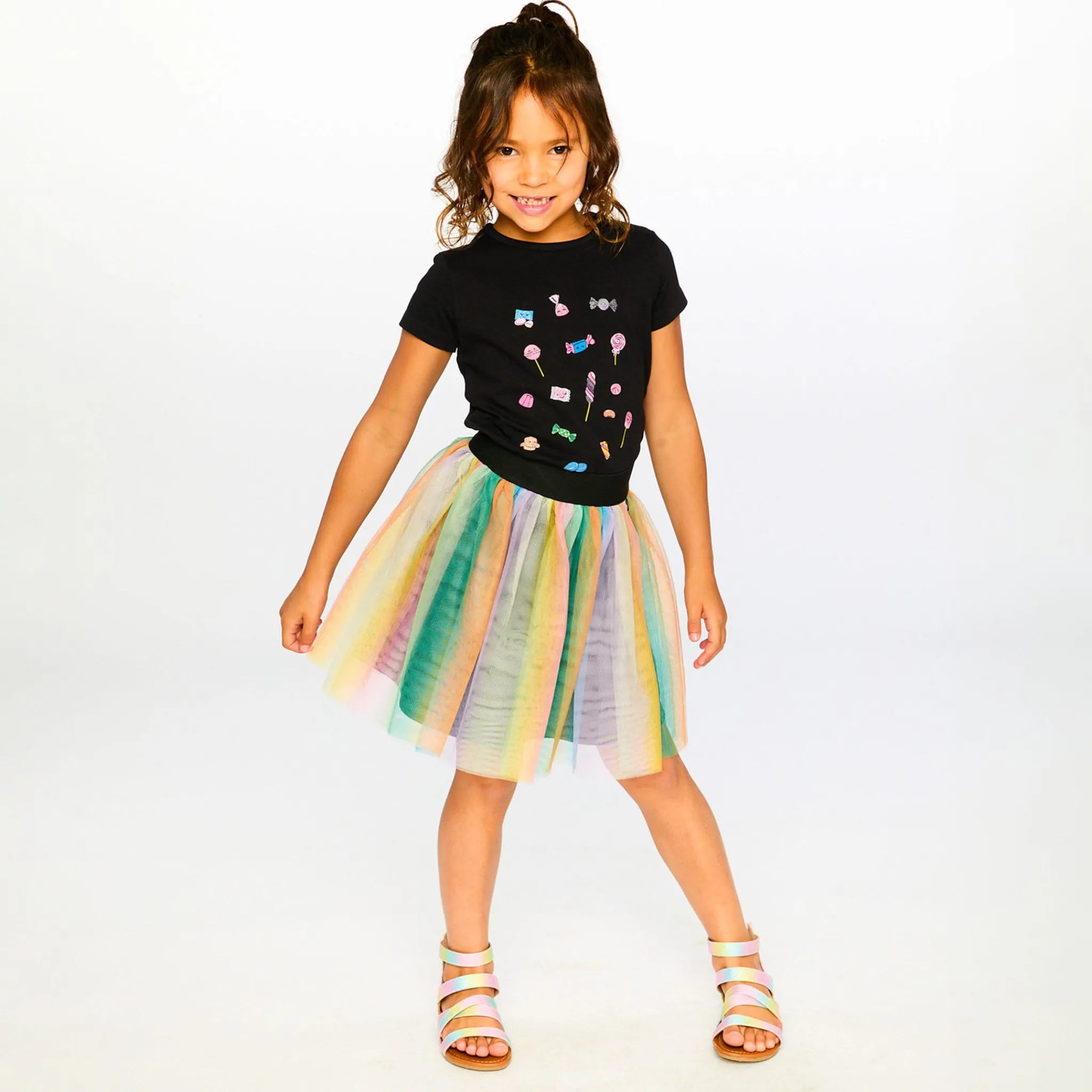 Kids Deux par Deux Tops>Sweet Candy T-shirt 3-6