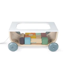 Kids Janod Wooden Toys>Sweet Cocoon Cart With Blocks