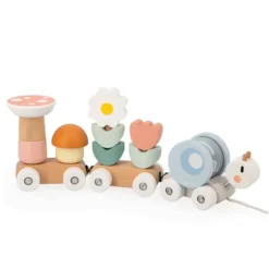 Janod Developmental Toys>Sweet Cocoon Snail Train
