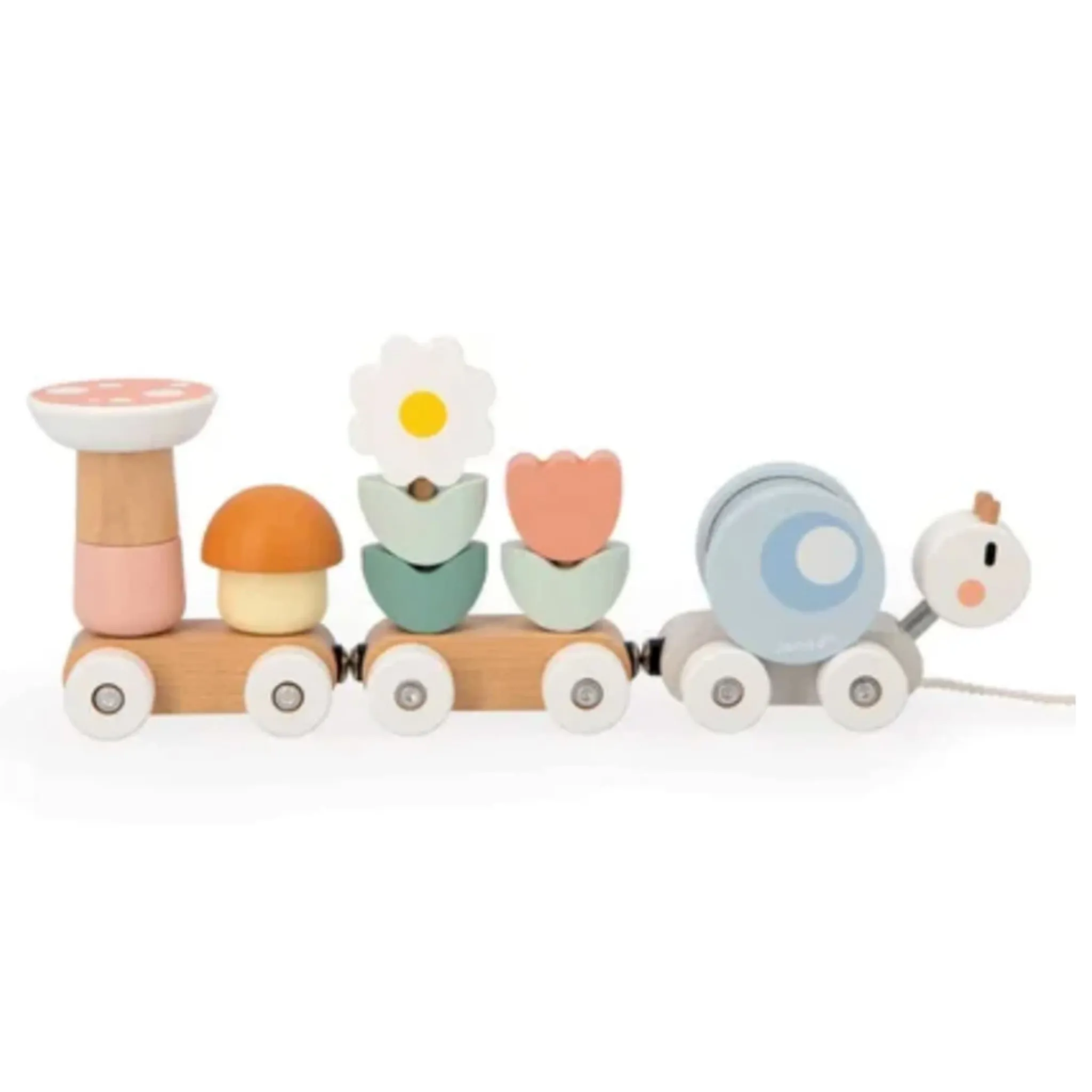 Janod Developmental Toys>Sweet Cocoon Snail Train