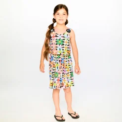 Kids Deux par Deux Dresses & Rompers>Sweet Flowers Dress 3-6