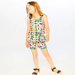 Kids Deux par Deux Shorts & Bermuda>Sweet Flowers Short 7-10