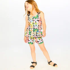 Kids Deux par Deux Tops>Sweet Flowers Tank Top 3-6