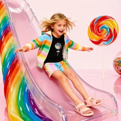Kids Deux par Deux Sweet Rainbow Short 3-6