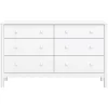 Babyletto Storage Furniture>Swell 6 Drawers Assembled Dresser- White