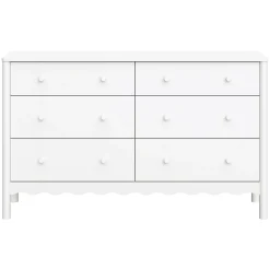 Babyletto Storage Furniture>Swell 6 Drawers Assembled Dresser- White