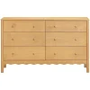 Babyletto Swell 6-Drawer Assembled Dresser - Honey