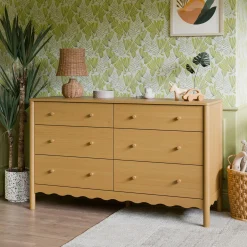Babyletto Swell 6-Drawer Assembled Dresser - Honey