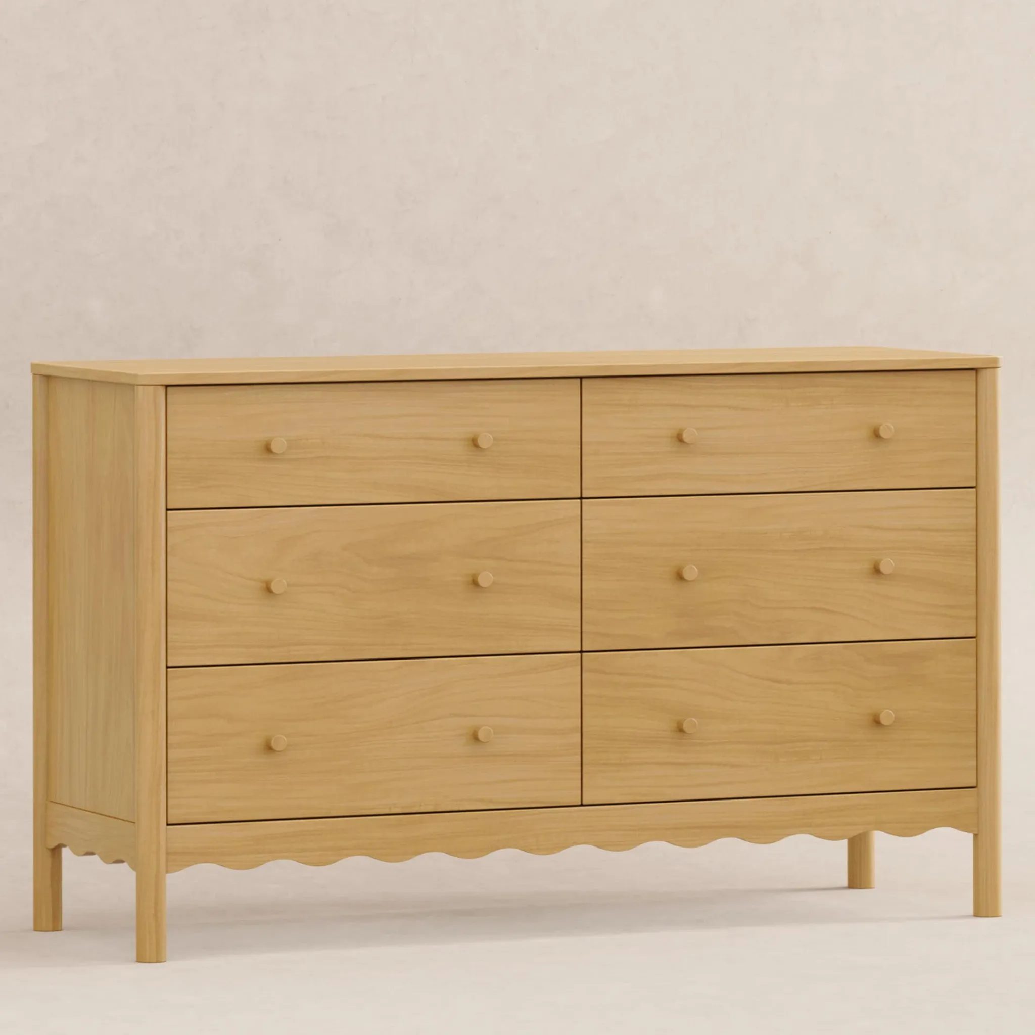 Babyletto Swell 6-Drawer Assembled Dresser - Honey