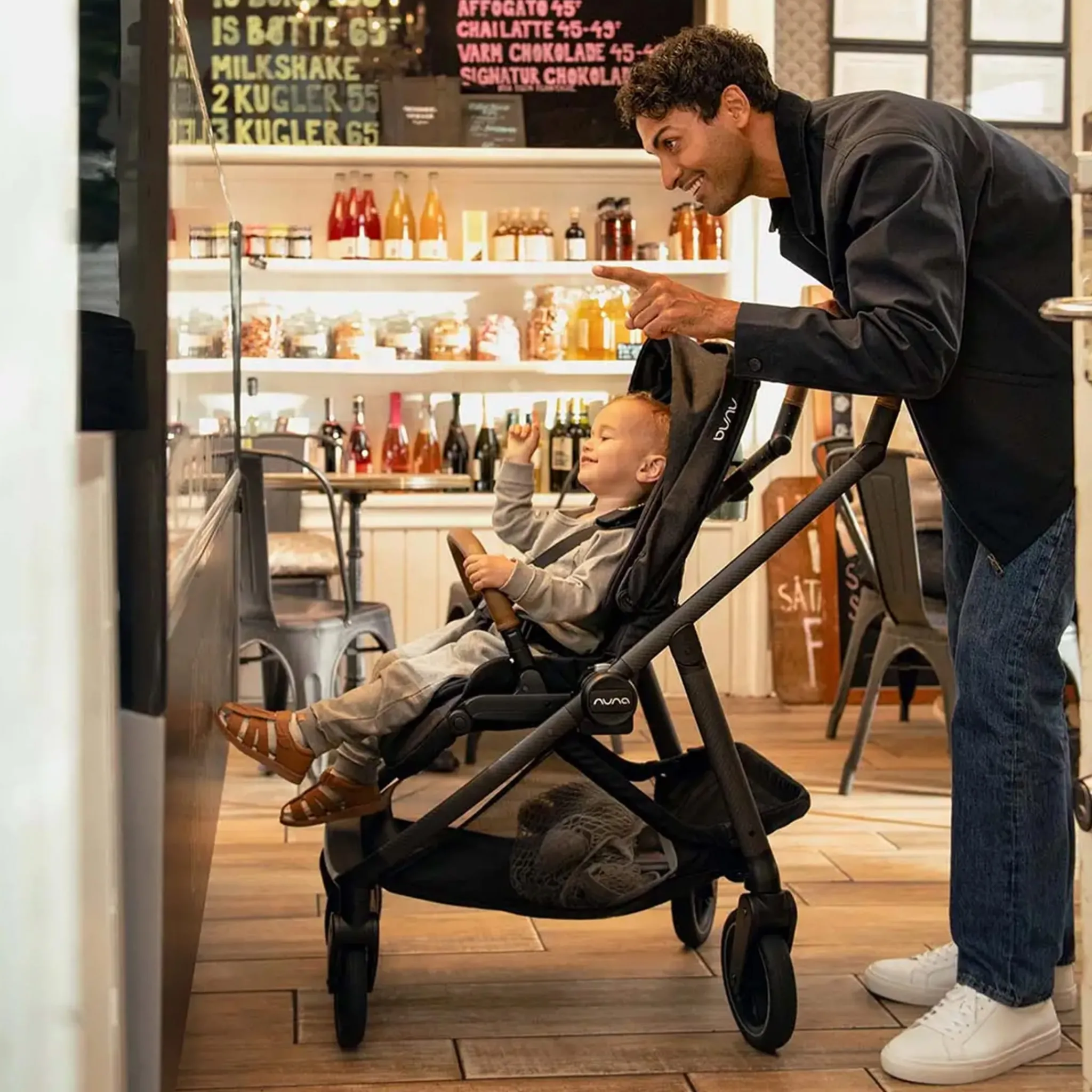 Kids Nuna Strollers|Strollers & Trailers>Swiv Stroller - Caviar