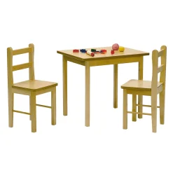 JB Poitras Table And Chair Set - Natural