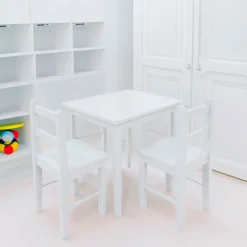 JB Poitras Kid'S Tables & Chairs>Table And Chair Set - White