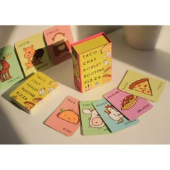 Kids Djeco Board Games>Taco, chat, poulet, poutine, pizza (FR)