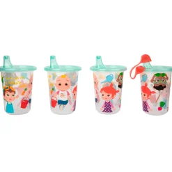 Kids Lamaze Take & Toss CoComelon Sippy Cups 10oz (4)