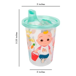 Kids Lamaze Take & Toss CoComelon Sippy Cups 10oz (4)