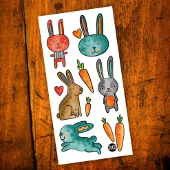 Kids Pico Tatouages Temporary Tattoos|Diy & Activities>Tattoos Pico - Rabbits