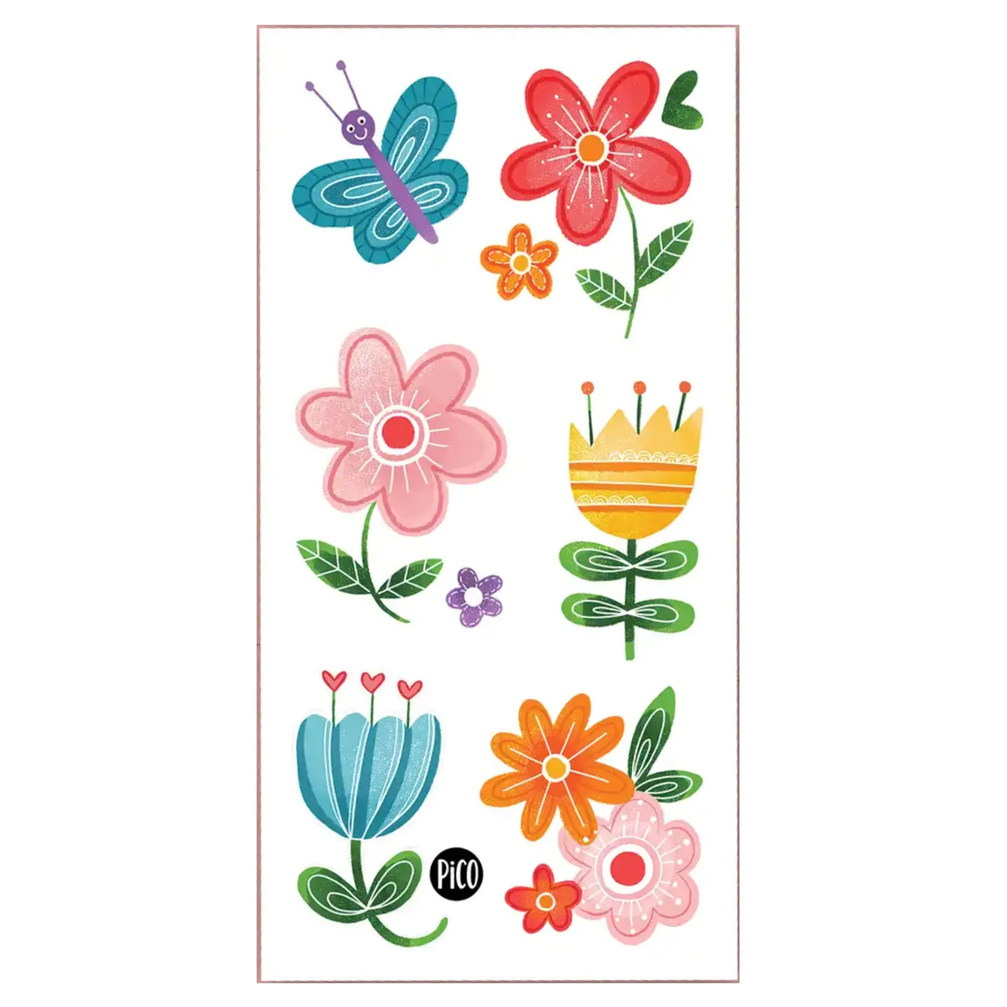 Kids Pico Tatouages Temporary Tattoos|Diy & Activities>Tattoos Pico-Flowers
