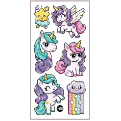Kids Pico Tatouages Tattoos Pico-rainbow Ponies